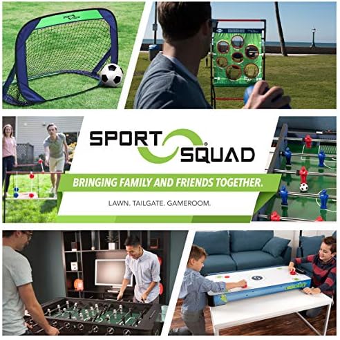 Sport Squad Endzone Challenge 2-in-1 Football and Flying Disc Toss - Backyard and Lawn Game for Indoor and Outdoor Use - Practice your Throwing Skills with this Football Target Carnival Game - Image 6